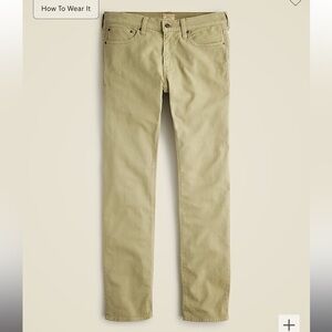 J Crew 484 Slim-fit garment-dyed five-pocket pant AZ963